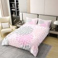 thumbnail image 2 of Erosebridal Housse de Couette en Coton 100 % à Motif Floral Taille Complète, Ensembles de Literie Bohème Rétro Taille Complète, Adolescents Adultes, Réversible 3 Pcs (Sans Couette), 2 of 6