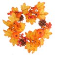 thumbnail image 2 of VerPetridure Thanksgiving Wreath for Front Door Fall Wreath Fall Decorative Wreath for Thanksgiving Decorations Indoor Outdoor Farmhouse Party Supplies, 2 of 8