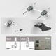 thumbnail image 5 of Soporte para auriculares soporte para auriculares con tornillos y conveniente de usar - Blanco, 5 of 8