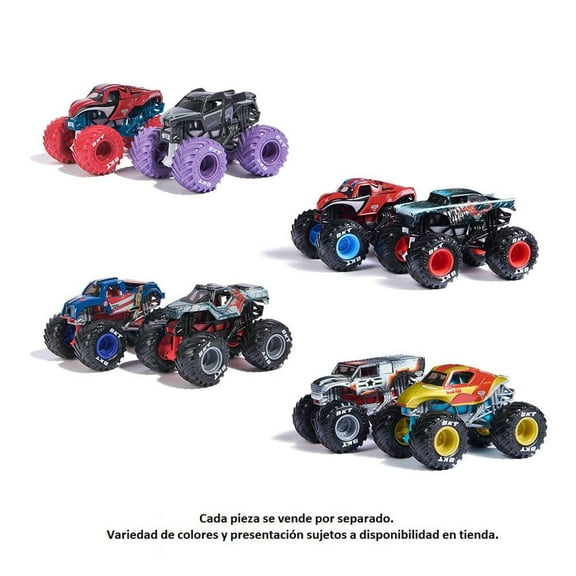 Vehículo Monster Jam Marvel 1:64 2 Pack Varios Modelos 1 Pieza