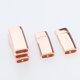 thumbnail image 3 of 5 cierres magnéticos para joyería con forma de arco para hacer pulseras DIY. Oro rosa, 3 of 9