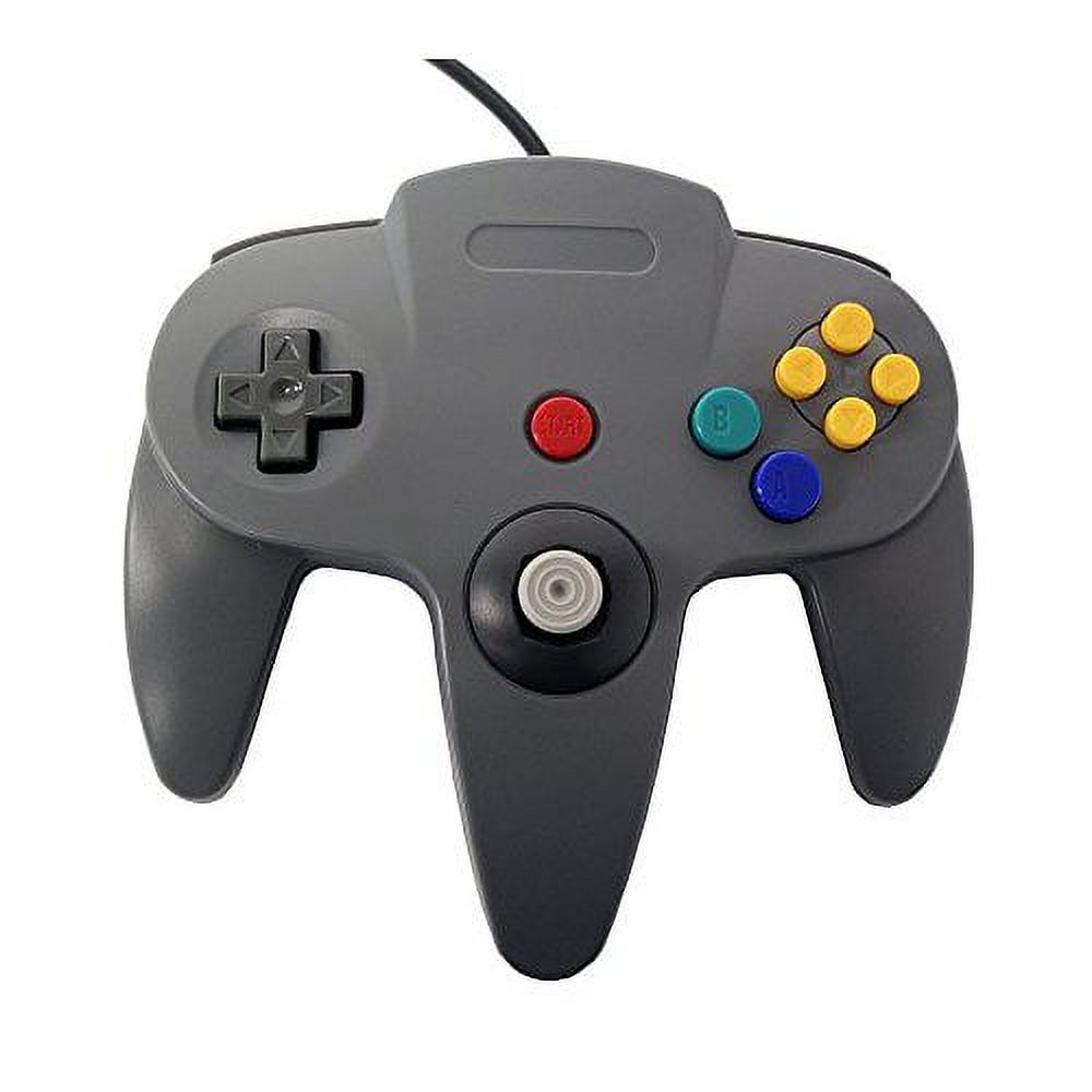 Nintendo N64 Grey Replacement Controller And Extension Cord By Mars Devices Gray - image 2 of 6