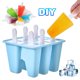 thumbnail image 5 of Moldes para Helados Caseros Paletas Silicona Molde Hielo Fácil Liberación 6 Piezas Sin BPA Quitar Reutilizable, 5 of 9