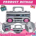thumbnail image 3 of Nevera Inflable en Forma de Radio Boom Box para Bebidas - Fiesta de Verano Cunhill, 3 of 6
