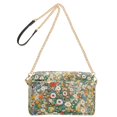 thumbnail image 2 of FORMRS Women Crossbody Purse with Chain Strap Vegan Leather Shoulder Handbag, Beige Floral Garden, 2 of 7