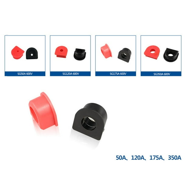 Mduoduo 4 Pairs Waterproof for Anderson Plug Cable Gland Inserts RED&BLACK Plugs