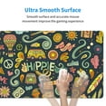 thumbnail image 5 of Balery Colorful Hippie Mouse Pad ,15.8x29.5 In Large Gaming Mouse Pad Desk Mat Long Non-Slip Rubber Stitched Edges,Waterproof Mousepad Desk Mat For Gamer Office Home, 5 of 9