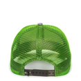 thumbnail image 2 of Outdoor Cap RGR-200M Mesh Back, Polyester/Spandex Cap-White/Green/Heathered Grey, 2 of 8