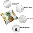 thumbnail image 4 of SHANXI Art Plant Fruit Illustration White Summer Fruit Pillowcases Sofa 18x18in, 4 of 5