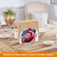 thumbnail image 5 of Flamingo American Flag Napkin Holder for Table Clear Napkin Stand Paper Holder Acrylic Organizer Dispenser Napkins for Dinner Kitchen Restaurant Room, 5 of 8