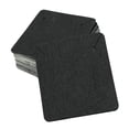 thumbnail image 3 of 100 unidades/paquete de etiquetas de papel Kraft, tarjetas de nombre , etiqueta de precio, s de embalaje DIY , Negro shamjiam Tarjetas de exhibición de joyas, 3 of 7