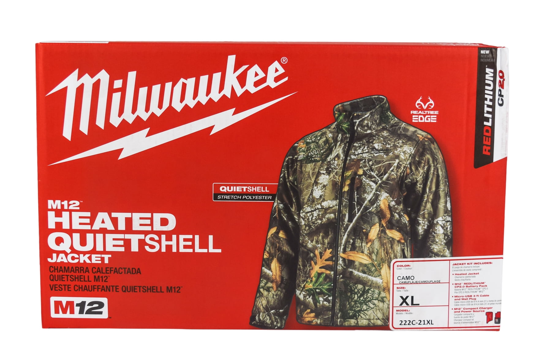 Milwaukee 222C-21XL M12 Heated 