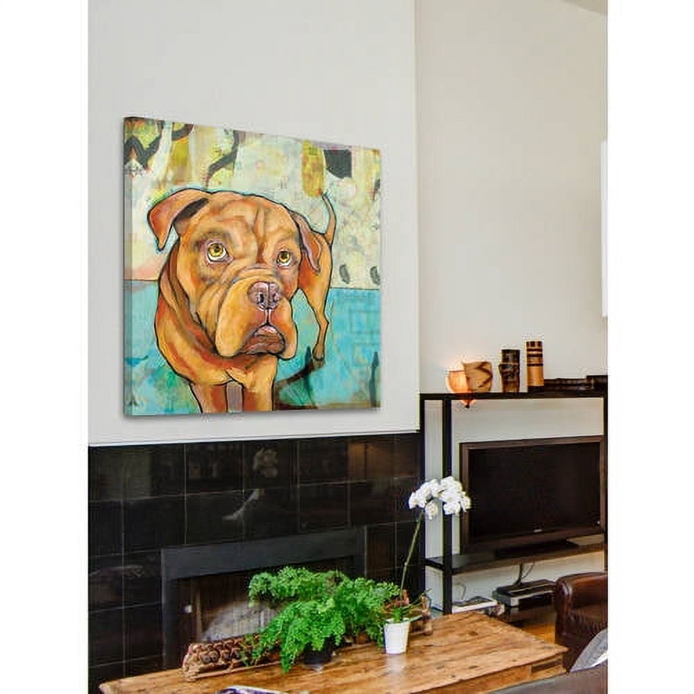 "Dogue De Bordeaux" Painting Print on Wrapped Canvas