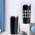 thumbnail image 4 of 20oz Powder Coated Easter Tumbler with Telescopic Straw, Insulated Travel Mug, [Easter Theme] Print, 4 of 6