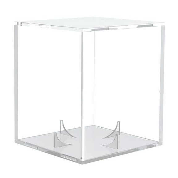 Clear Basketball Display Case Acrylic Football Basketball Storage Clear Box Sports Baseball Holder Container with Stand