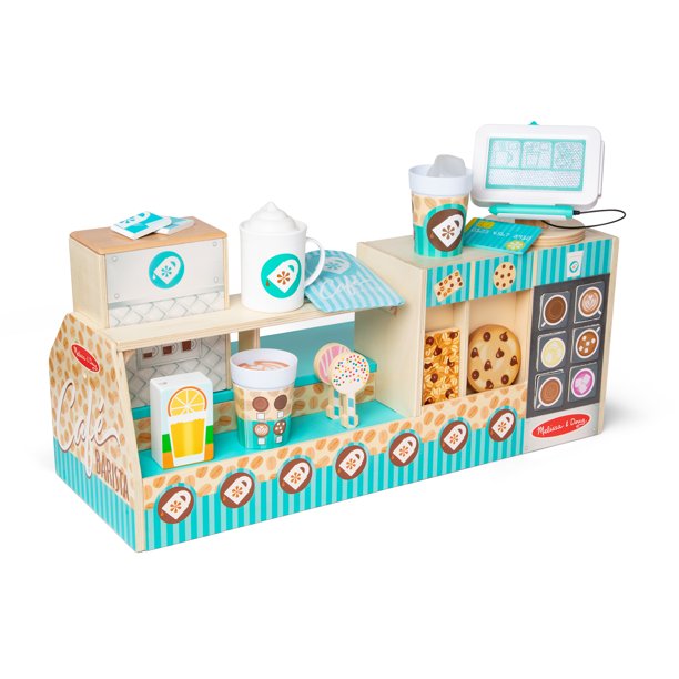 Melissa & Doug Wooden Café Barista Coffee Shop (35 Pieces)
