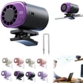 thumbnail image 4 of YWIYIUD 1 Pce Ventilateur de Climatiseur à Pince pour Voiture avec Affichage LED Rotation à 360° Portable Rechargeable par USB 199 Vitesses Réglables Refroidissement Personnel Mini Ventilateurs pour Parapluie Voiture et Plage, 4 of 8