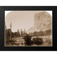 thumbnail image 2 of Watkins, Carleton 24x19 Black Modern Framed Museum Art Print Titled - Tutucanula - El Capitan 3600 ft. Yosemite, California, 1861, 2 of 5