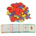 thumbnail image 2 of Juego de tablero de rompecabezas de madera colorido para niños pequeños, juguetes educativos para jugar, 2 of 15