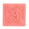 thumbnail image 2 of Laparoscopic Suture Practice Pad, Pre Cut Wounds Laparoscopic Suture Simulation Pad 3D Vivid Textures Composite Silicone  for Doctor, 2 of 8