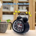 thumbnail image 2 of Alarm Clock, Old-fashioned Vintage Table Alarm Clock., 2 of 5