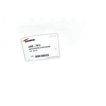 AWE-7812 Enclosure Weather shield 7/8 - 1/2