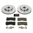thumbnail image 3 of PowerStop Front Z23 Evolution Sport Carbon-Fiber Ceramic Brake Pad and Drilled & Slotted Rotor Kit Fits: FORD Select Models K6811, 3 of 10