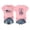 Pink, variant on 250 Years Semi-Quincentennial Anniversary Graphic Short Sleeve Crewneck T Shirt with Printed American Flag and Torch Design Black L
