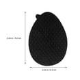 thumbnail image 2 of OUNONA 6Pares De Protectores De Suela Flexible Para Zapatos Con Textura Color Negro, 2 of 8