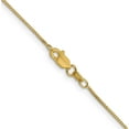 thumbnail image 4 of 14K Yellow Gold Jbsp's .7mm Box With Lobster Clasp Chain (22 X 0.7) Made In Italy 1592-22, 4 of 5