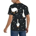thumbnail image 2 of Lsque Fashionable Goose Pattern Mens Polo Golf Shirts Funny Graphics Shorts Sleeve Button Shirts Baseball T-shirt-3X-Large, 2 of 7