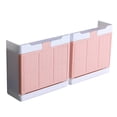thumbnail image 5 of Soporte De Almacenamiento Multifuncional Estante De Almacenamiento Colgante Estante De Jabón Clamshell Soporte De Plato De Jabón Con Perchas Escurridor De Soporte De Jabón Firme Para Interior Serendint HA027560-03, 5 of 5