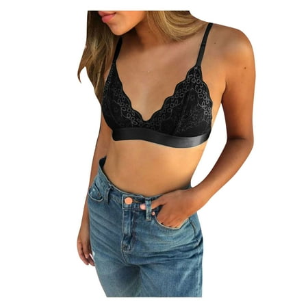 HBYJLZYG Push-Up Bra Plunge Underwear  Women Lace Bra Women Nylon Panties Fashion Underwear Xmas Valentines Lingerie