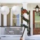 thumbnail image 4 of Bola de Navidad Inflable con Luz LED PVC Decorada (30cm) Blanca, 4 of 5