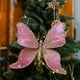 thumbnail image 5 of Christmas Tree Butterflys Ornaments Wreath Decor Ceiling Wall Decoration For 2025 Year Gifts Holiday Glittering Butterflys Christmas Tree Hanging Ornament, 5 of 7