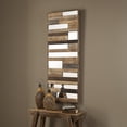 thumbnail image 4 of Uttermost Kaine Contemporary MDF Glass and Fir Wall Art in Natural/Dark Brown, 4 of 6