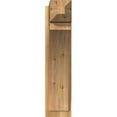 thumbnail image 2 of Ekena Millwork 8"W x 22"D x 34"H Thorton Rough Sawn Craftsman Outlooker, Western Red Cedar, 2 of 4