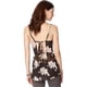 thumbnail image 2 of Camiseta sin mangas con diseño Floral transparente Aeropostale gris pequeña, 2 of 3