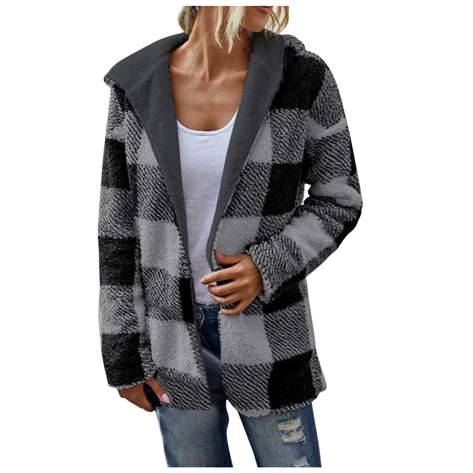 fuzzy reversible coat