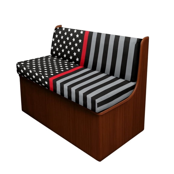 Yuyamidu US Flag RV Dinette Cushion Covers Fashion RV Couch Cover Replacement for RV Camper Car Bench 1 Backrest Covers and 1 Bench Covers, 4th of July