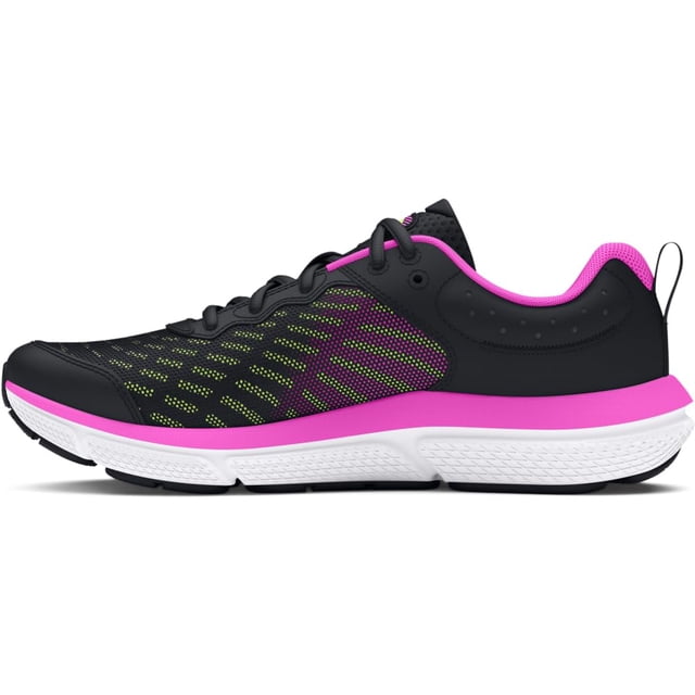 Zapatos Under Armour para niñas, escuela primaria Assert 10, negros, 6Y