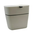 thumbnail image 3 of yuksok Hanging Trash Can Dustbin Garbage Bin for Kitchen Cabinet Door Garage Office, 3 of 9
