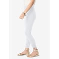 thumbnail image 3 of Roaman's Women's Plus Size Side Tie Ruched Capri, 3 of 3