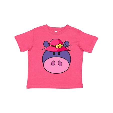 

Inktastic Hippo Girl Cute Hippopotamus Gift Toddler Toddler Girl T-Shirt