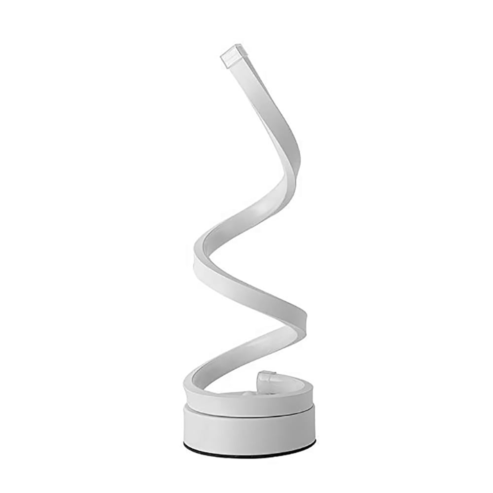 spiral led table lamp