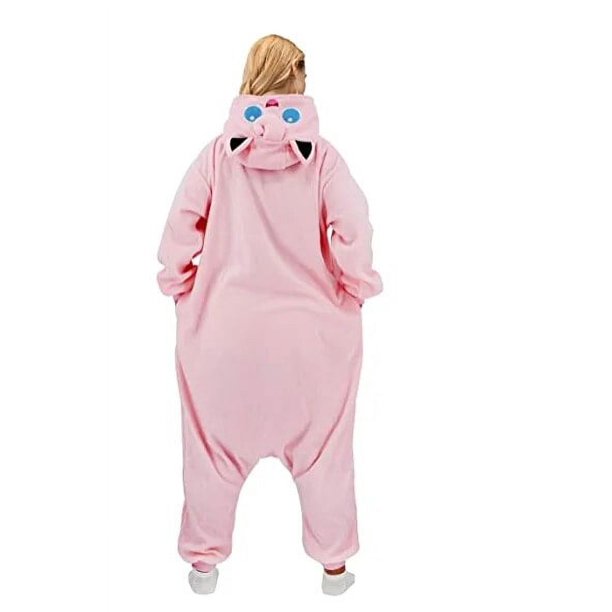 Nuevo Mono Unisex de animales rosas para mujer, disfraz de Halloween y Navidad, pijamas de carnaval, pelele para adultos, Cosplay de mapache Kigurumi
