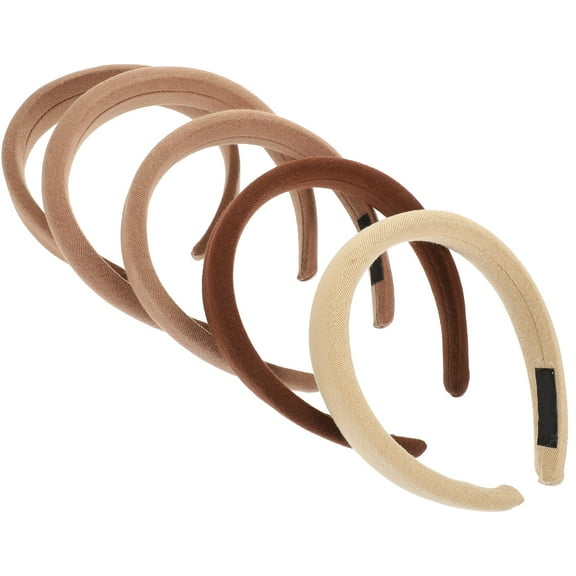 MEIBUTYUP 5Pcs Delicate Hair Hoops Vintage Style Hairband Comfortable Elegant Headdress