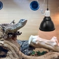 thumbnail image 1 of FESTFENDS Lampshade Fittings 1Pcs Black Aluminum Alloy Reptile Light Holder Durable Design, 1 of 8