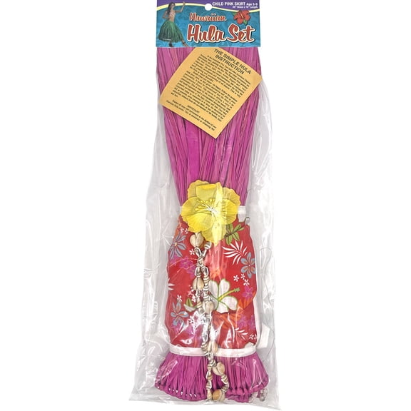 The Islander Group Child Hawaiian Hula Set Pink