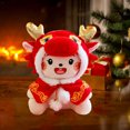 TUMALL Dragon Soft Toy Chinese New Year Dragon Doll for Study Room Cafe